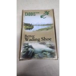 Caddis Wading Shoes boots felt sole men's size 8 nylon upper Fly Fishing